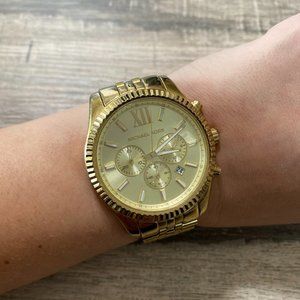 Michael Kors Men's Lexington Gold-tone MK8281